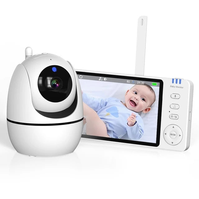 KidZoneStore™ Wireless Video Nanny 720P HD 5.0 Inch with Camera VOX and Remote Move